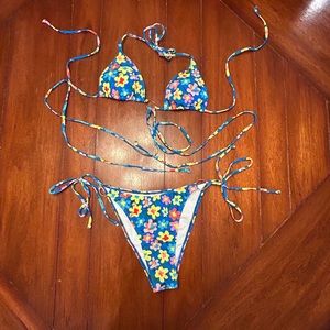 Fun floral bikini